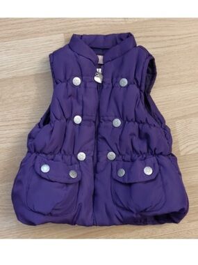 Baby Headquarters 12M Purple Quilted Puffer Vest Lightweight Outerwear